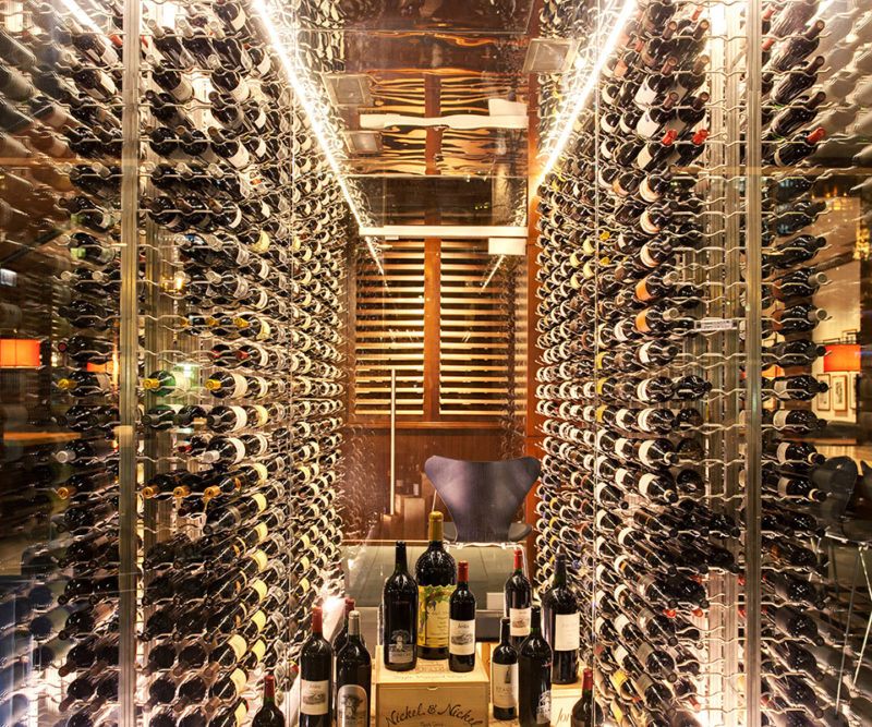 metal wine racks toronto